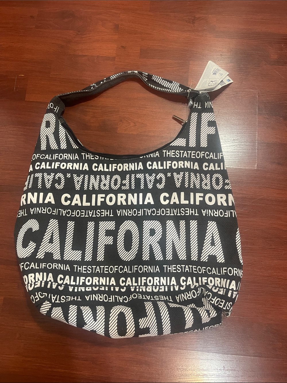 Robin Ruth Black and White "California" Shoulder Bag